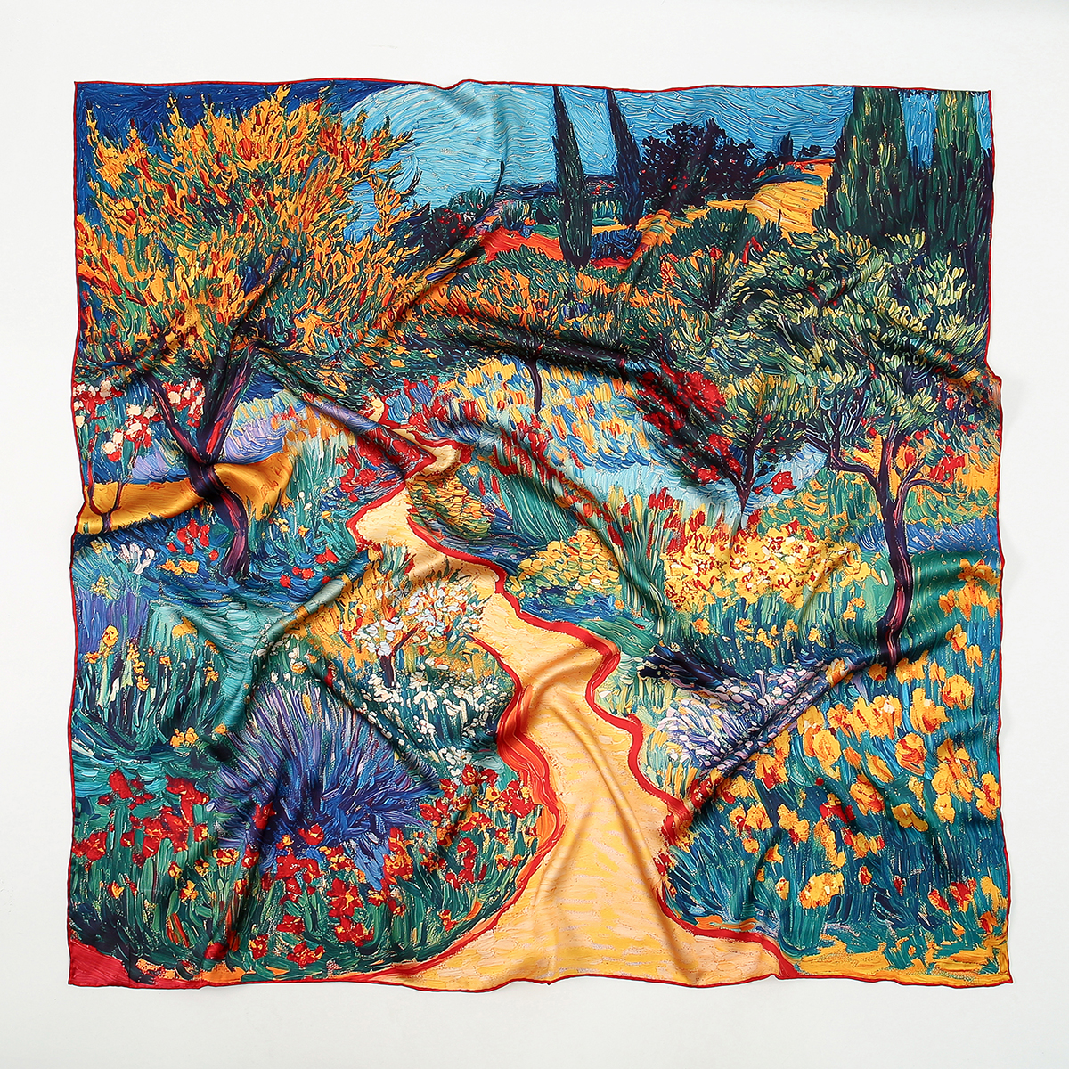 Large Silk Scarves 43x43